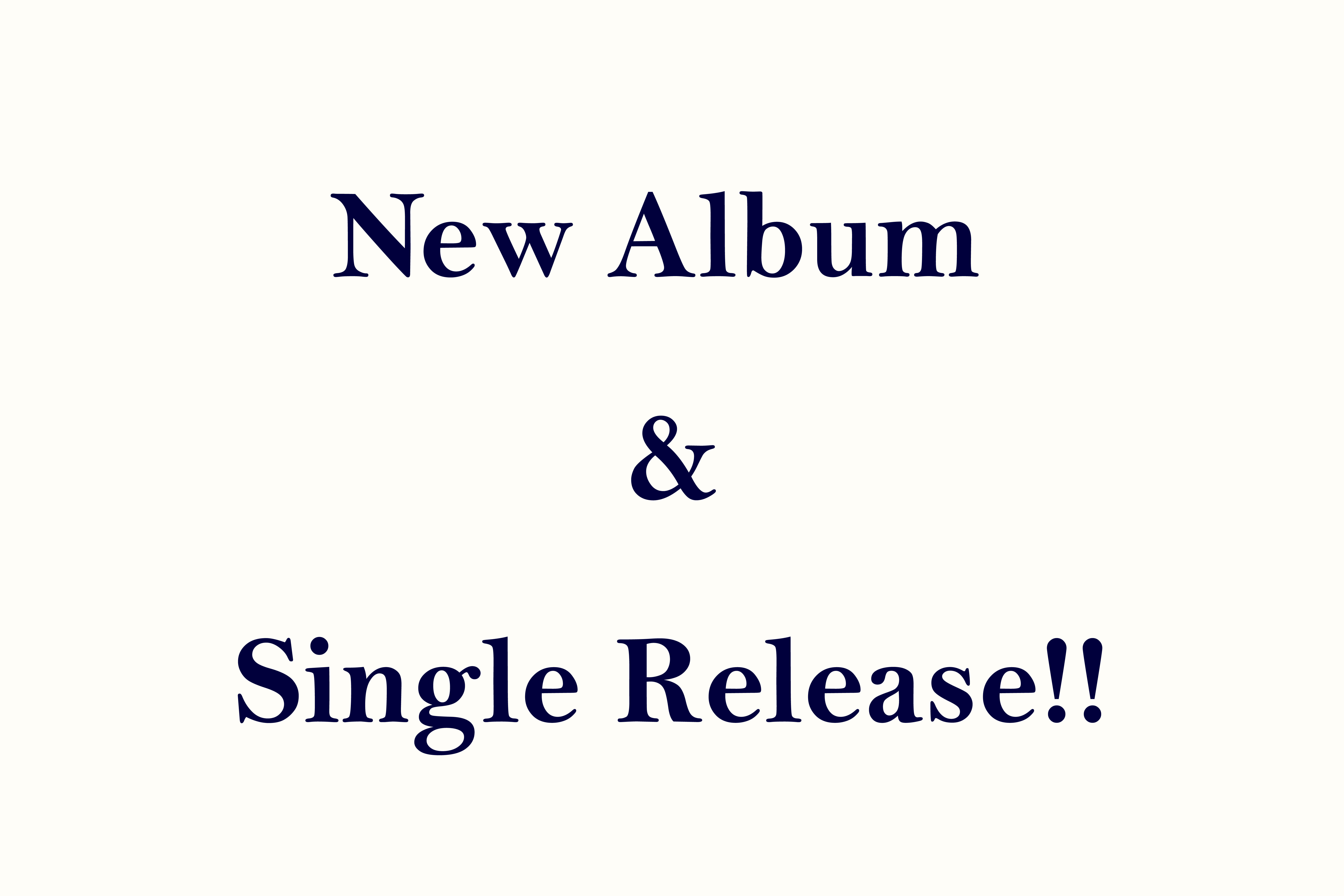 4/13NewALリリース＆レコ発ツアー決定！2/16には先行配信シングルリリース！